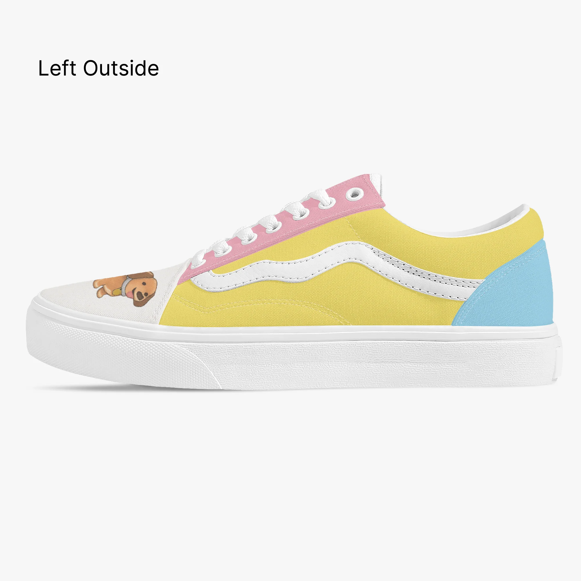 Truffle - Trendy Low-Top Canvas Sneakers - Image 5