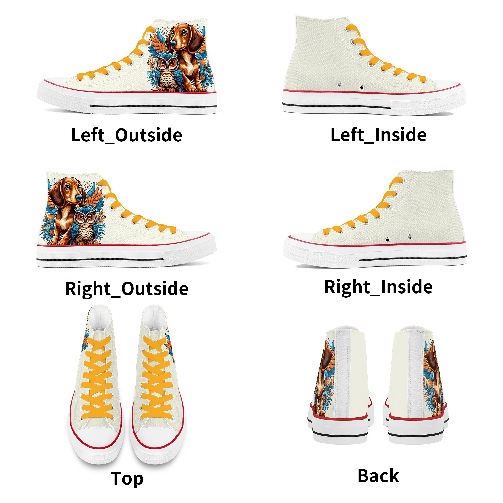 Stark - Classic High Top Canvas Shoes - Image 9