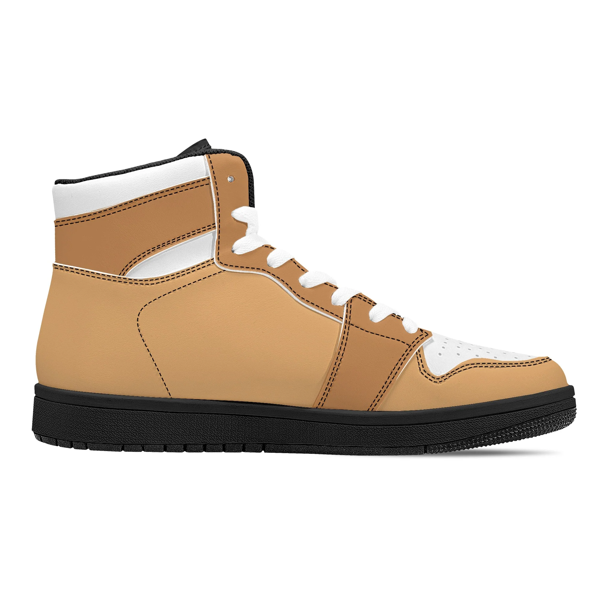 Stark - High Top Leather Sneakers - Image 3