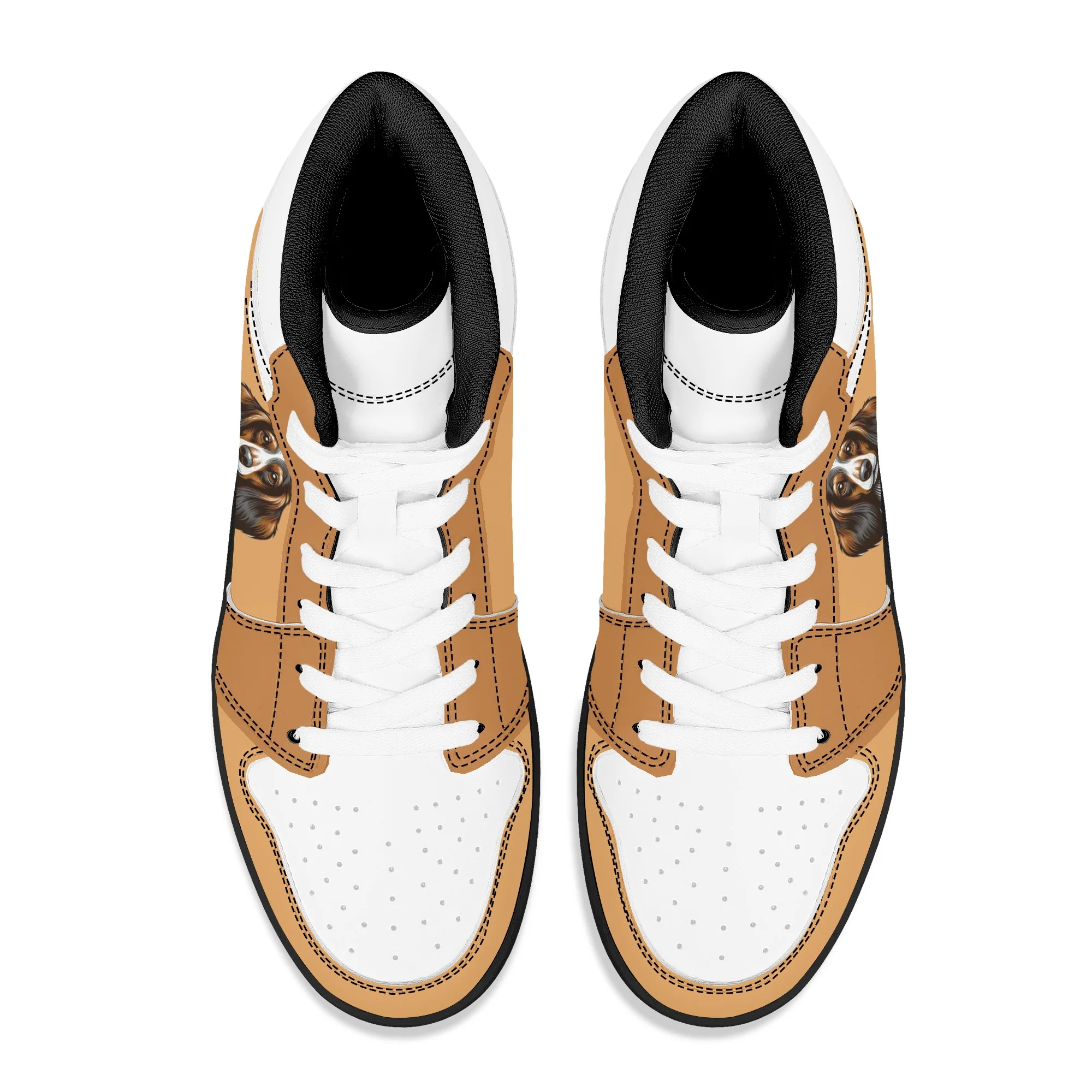 Stark - High Top Leather Sneakers - Image 6