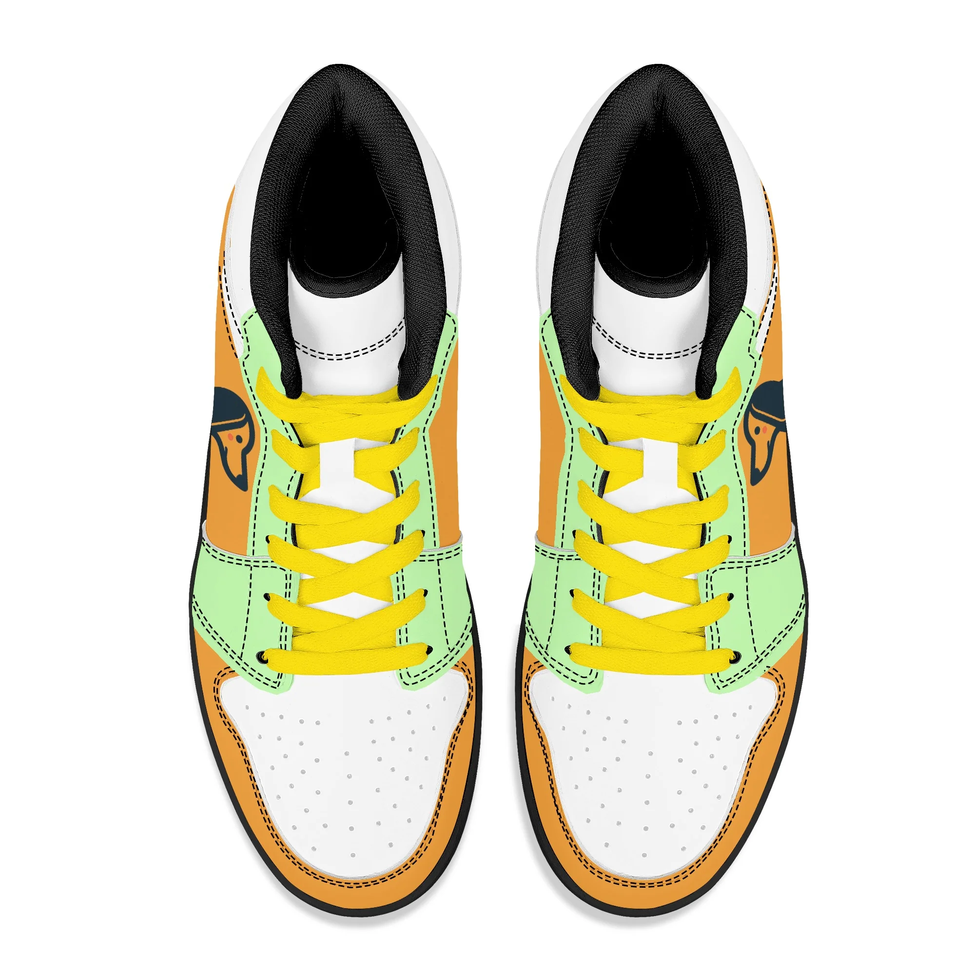 Synth - High Top Leather Sneakers - Image 6