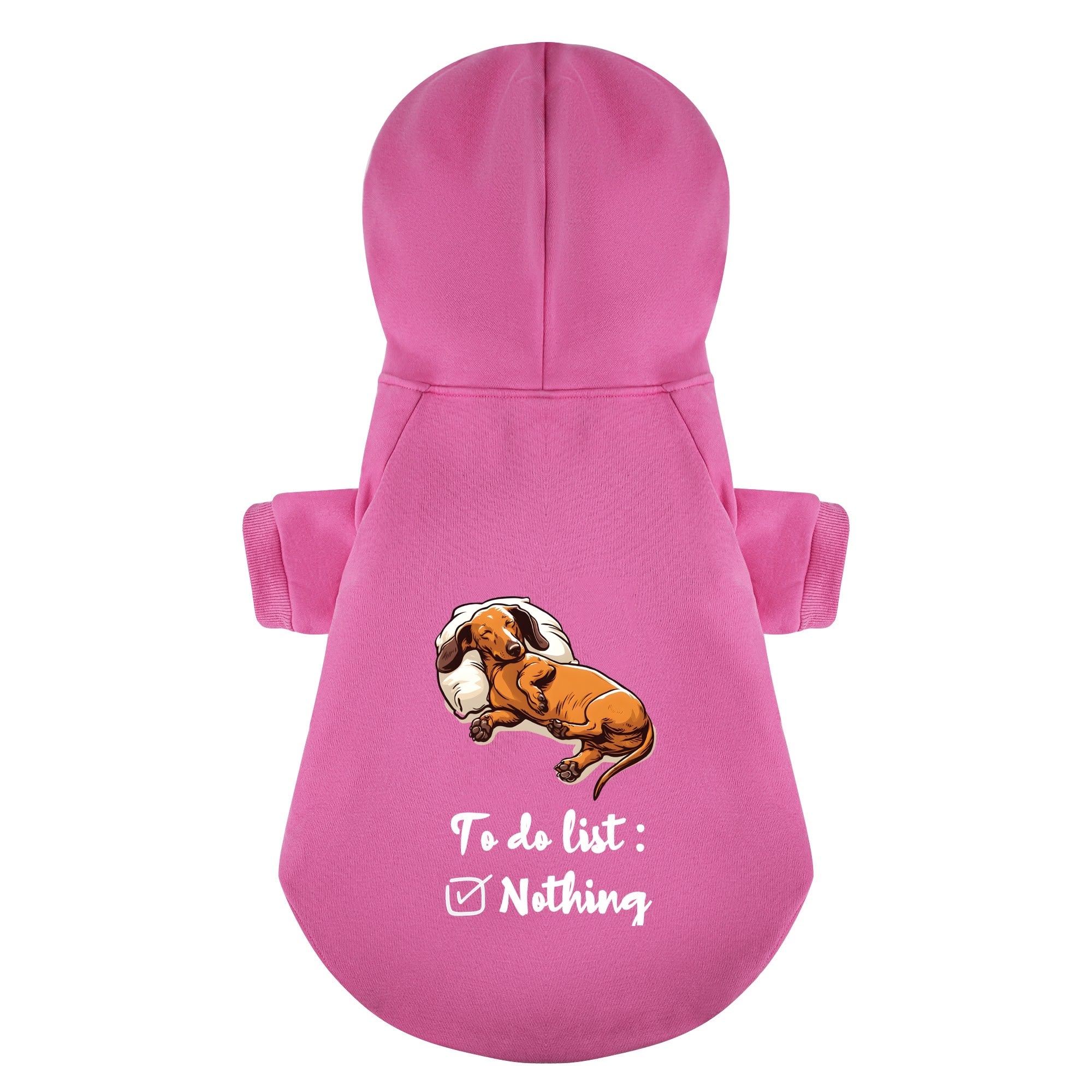 To Do List - Personalized Dachshund Hoodies with Funny Quotes – Stylish, Cozy, and Premium 100% Cotton - Image 7