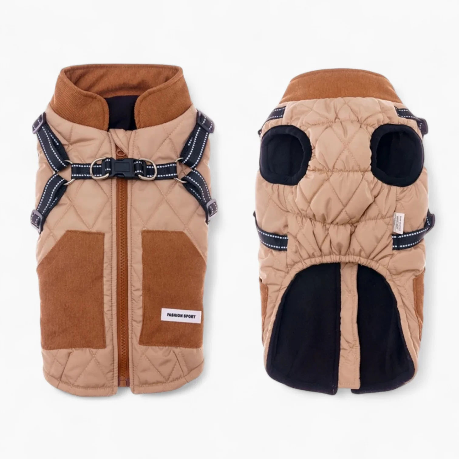 TrailPup Dachshund Traction Vest — Warm Winter Dog Harness Jacket - Image 6