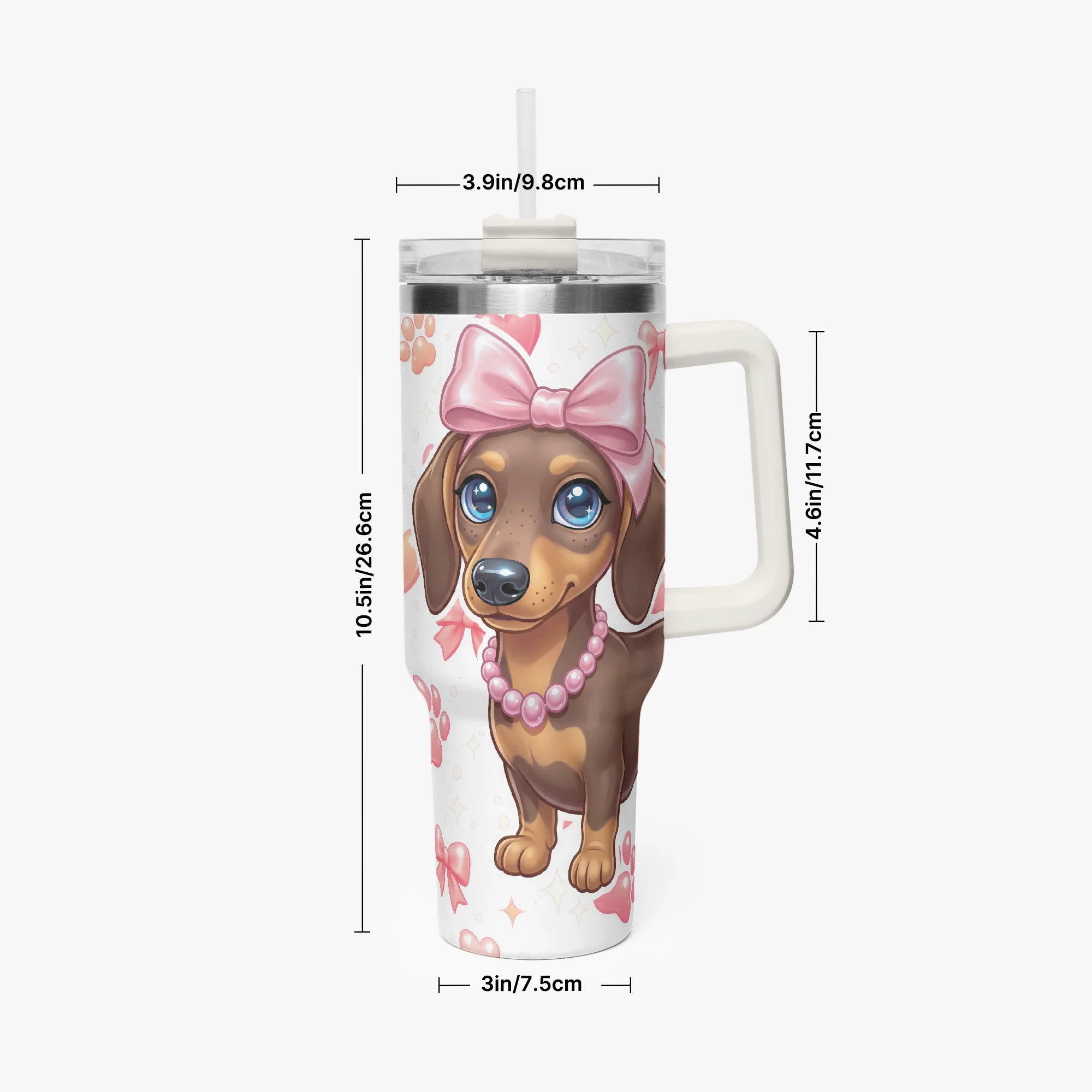 Dude - Car Tumbler Cup - Image 3