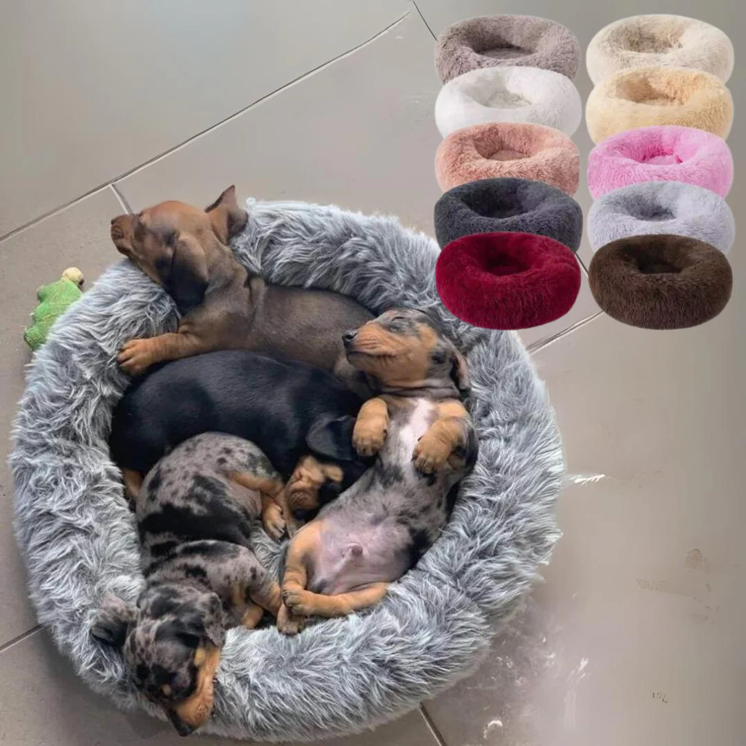 WoofLuxe Dachshund Donut Bed