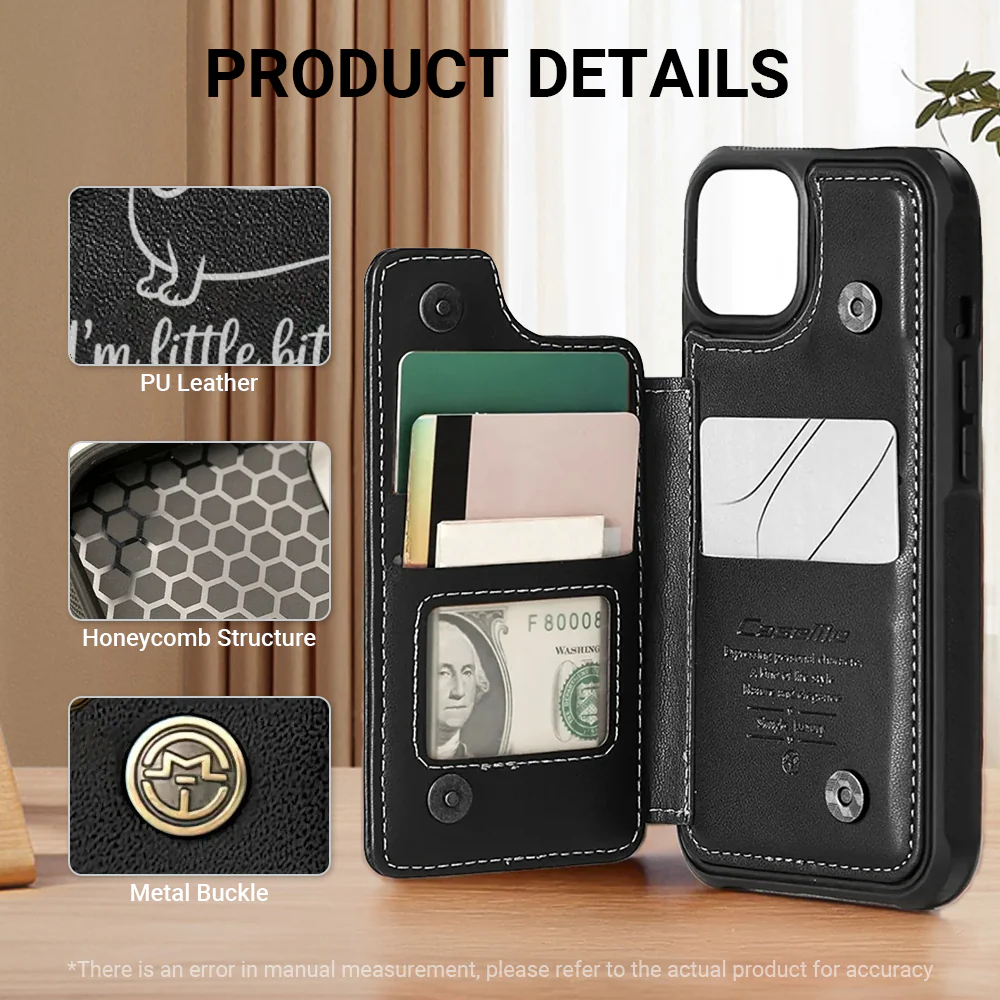Xandra - Leather Wallet Case for for iPhone & Samsung - Image 3